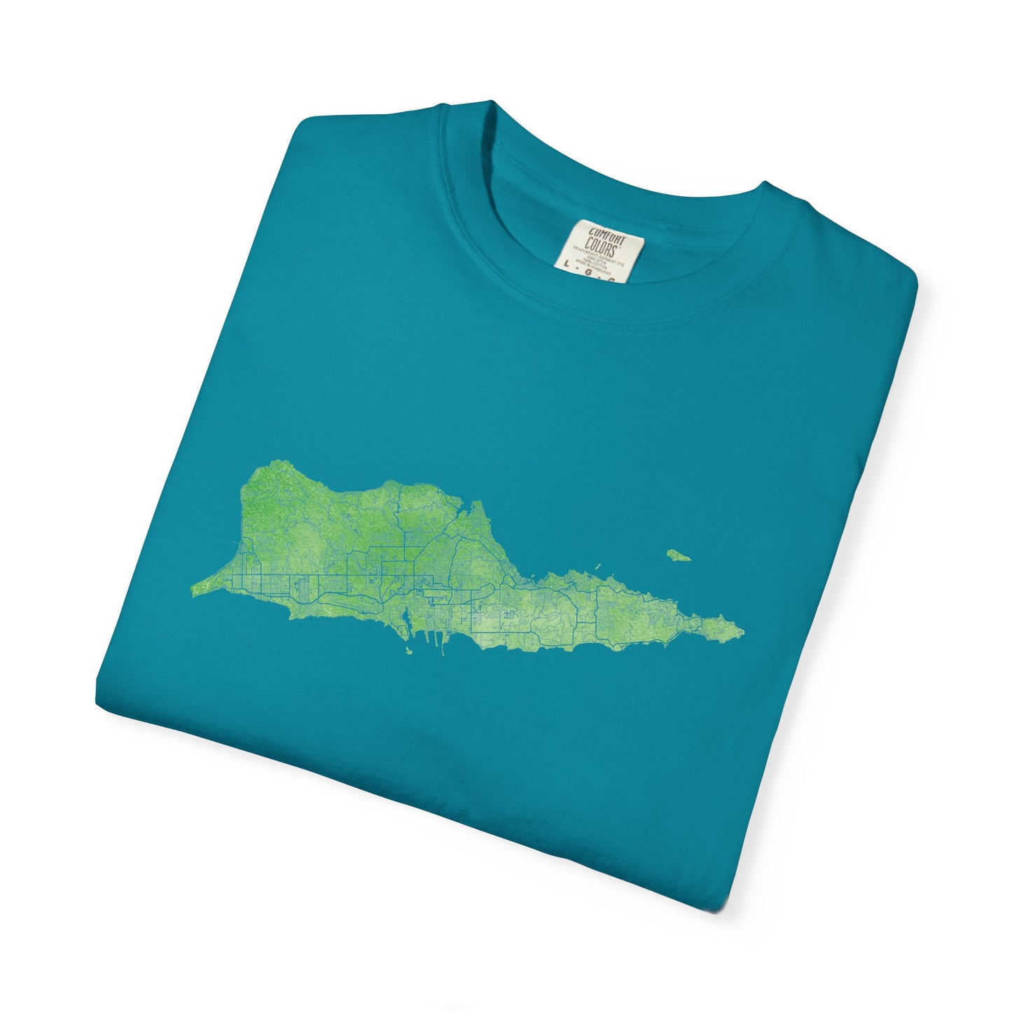 Map Island Souvenir Unisex T-shirt - St. Croix Gift