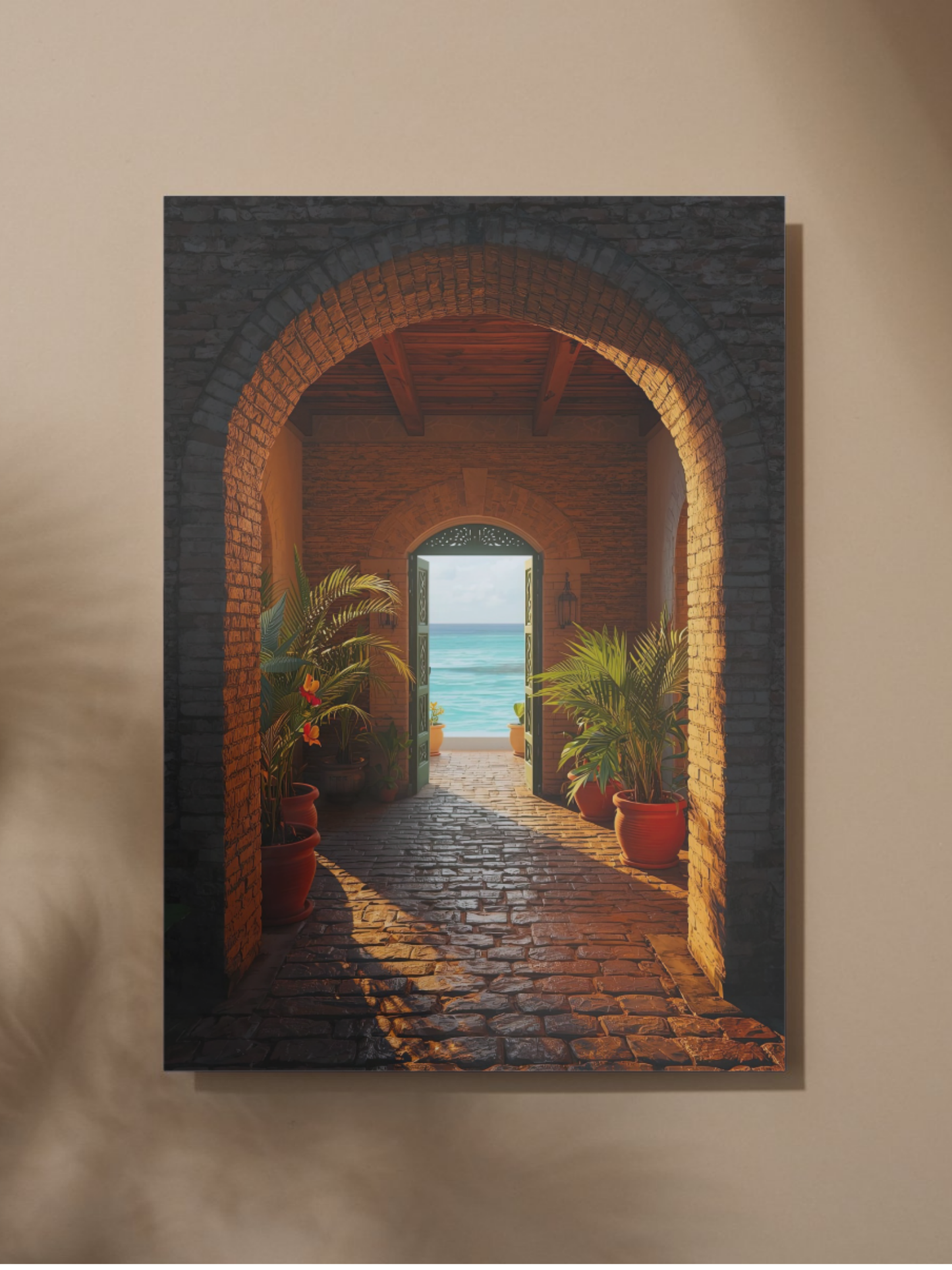 Caribbean Archway Cinematic Poster 18x24