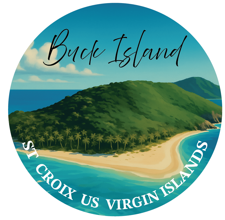 Buck Island Sticker - Position - STXGifts