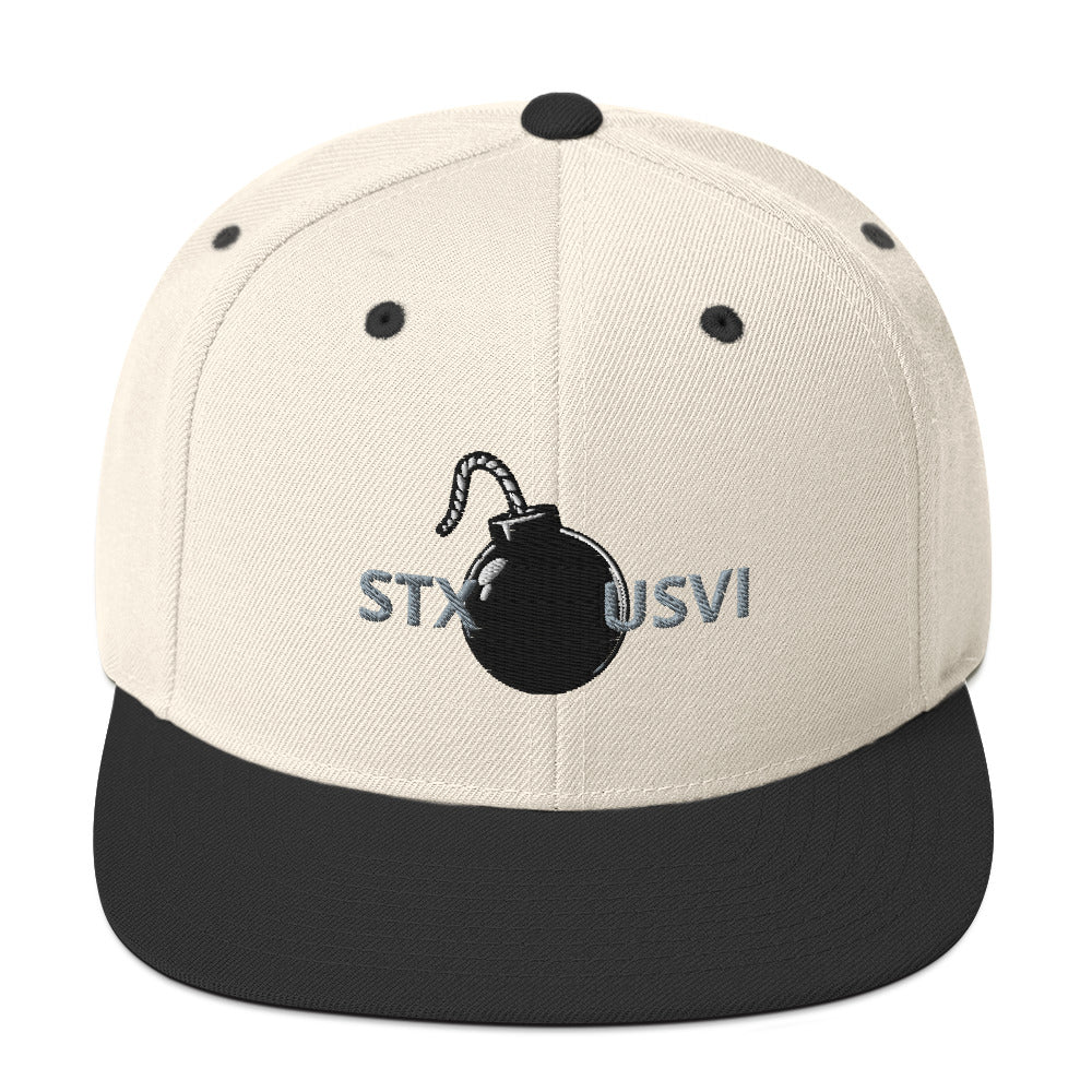 Cannon Ball Snapback Hat - Position - STXGifts