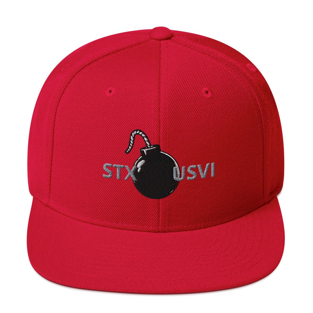 Cannon Ball Snapback Hat - Position - STXGifts