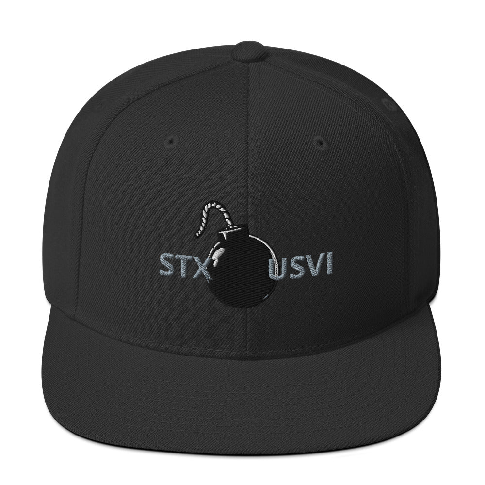 Cannon Ball Snapback Hat - Position - STXGifts