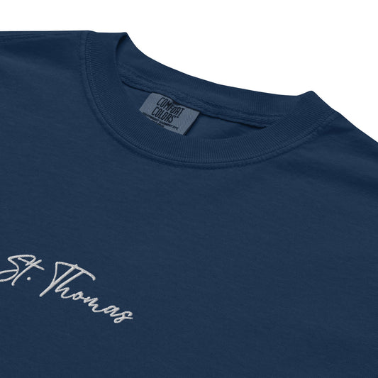 Embroidered St. Thomas T-shirt - Position - STXGifts