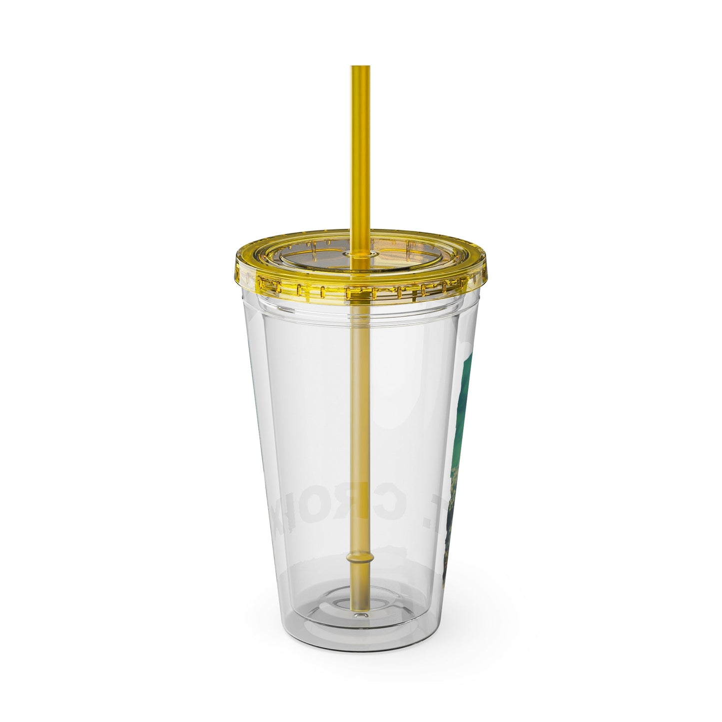Sea Thru St. Croix Sea Turtle Tumbler - 16oz - Position - STXGifts
