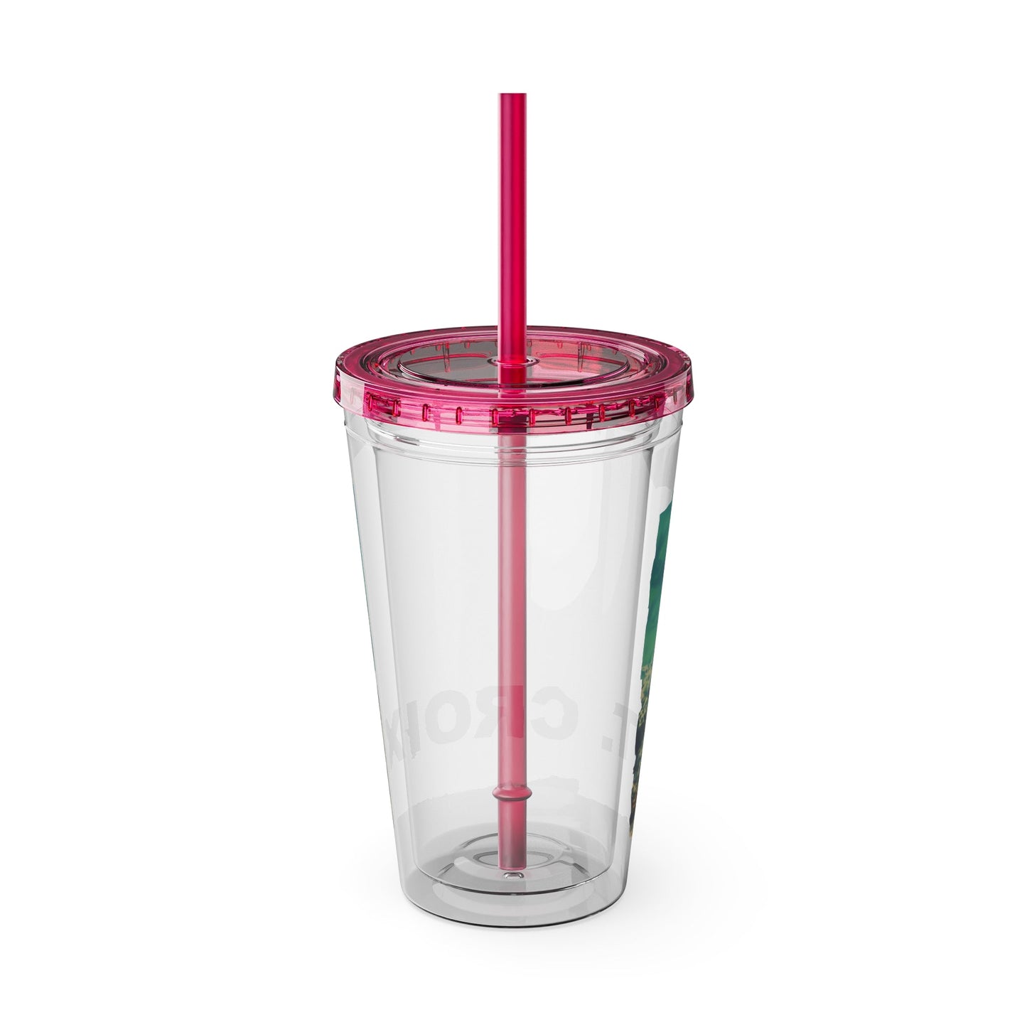 Sea Thru St. Croix Sea Turtle Tumbler - 16oz - Position - STXGifts