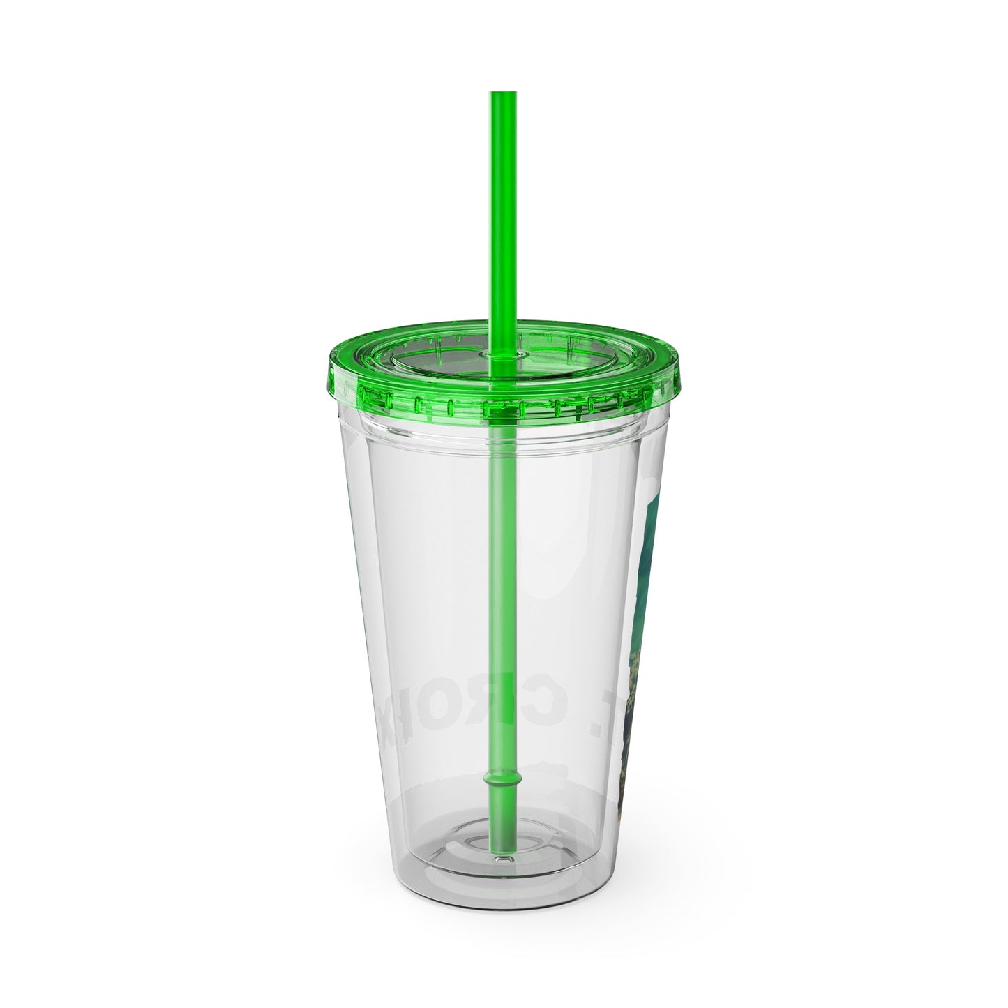 Sea Thru St. Croix Sea Turtle Tumbler - 16oz - Position - STXGifts