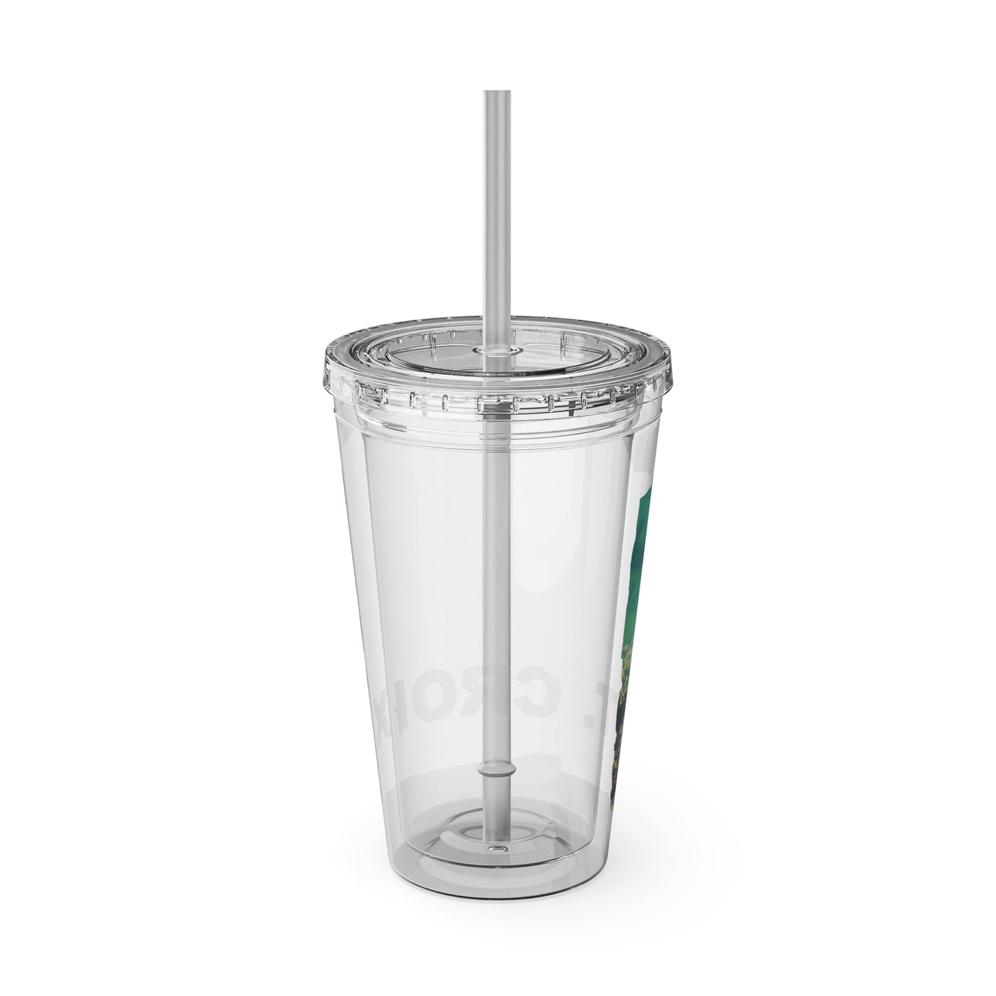 Sea Thru St. Croix Sea Turtle Tumbler - 16oz - Position - STXGifts