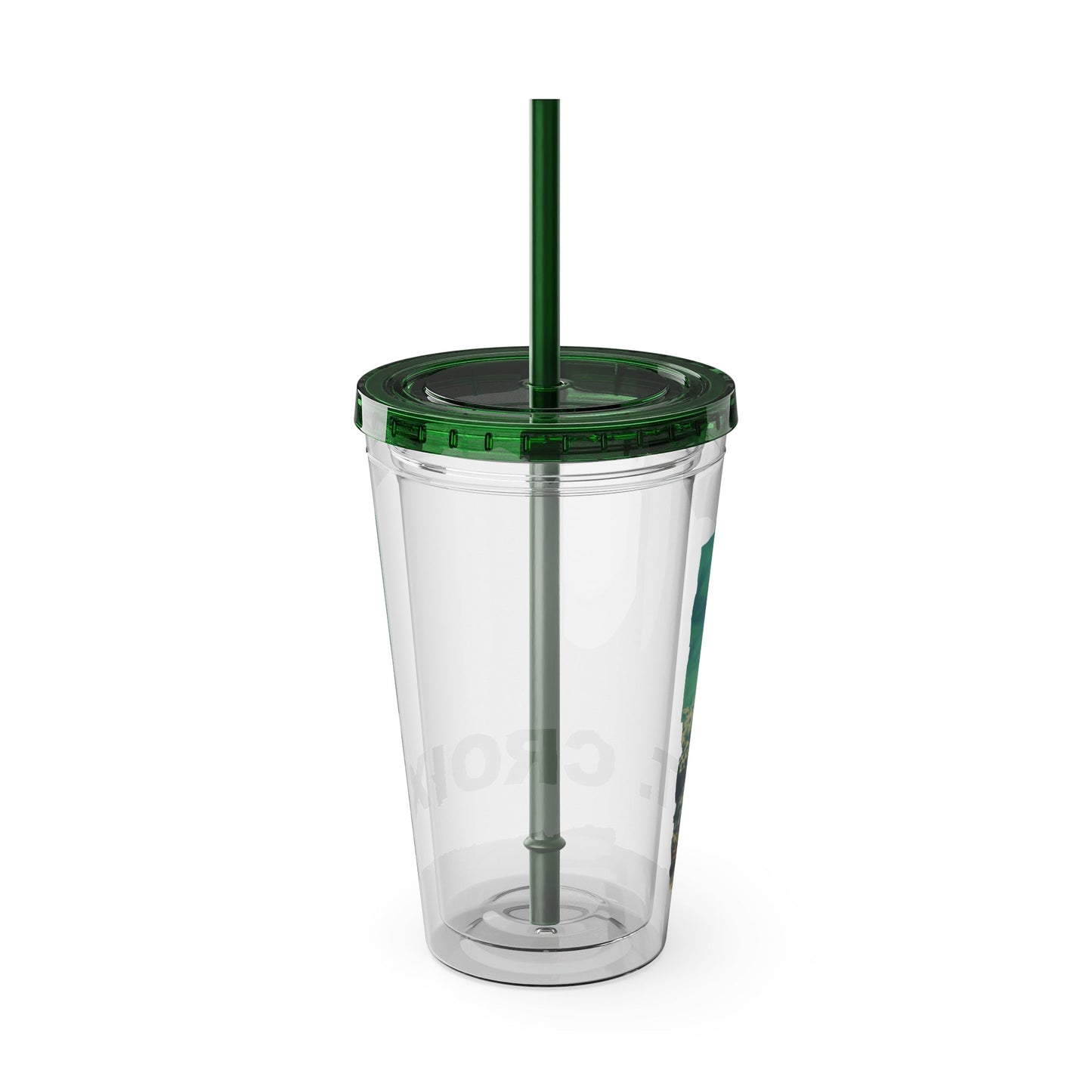 Sea Thru St. Croix Sea Turtle Tumbler - 16oz - Position - STXGifts