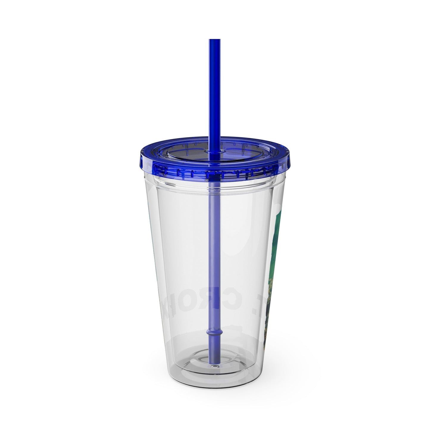 Sea Thru St. Croix Sea Turtle Tumbler - 16oz - Position - STXGifts
