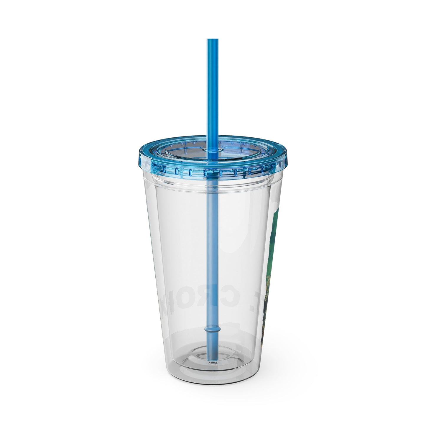 Sea Thru St. Croix Sea Turtle Tumbler - 16oz - Position - STXGifts