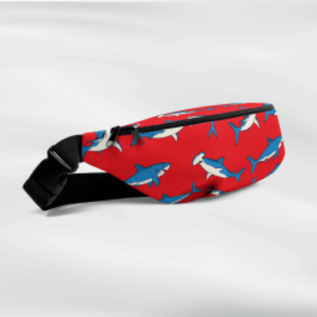 Shark Lovers Crossbody Fanny Packs - Position - STXGifts