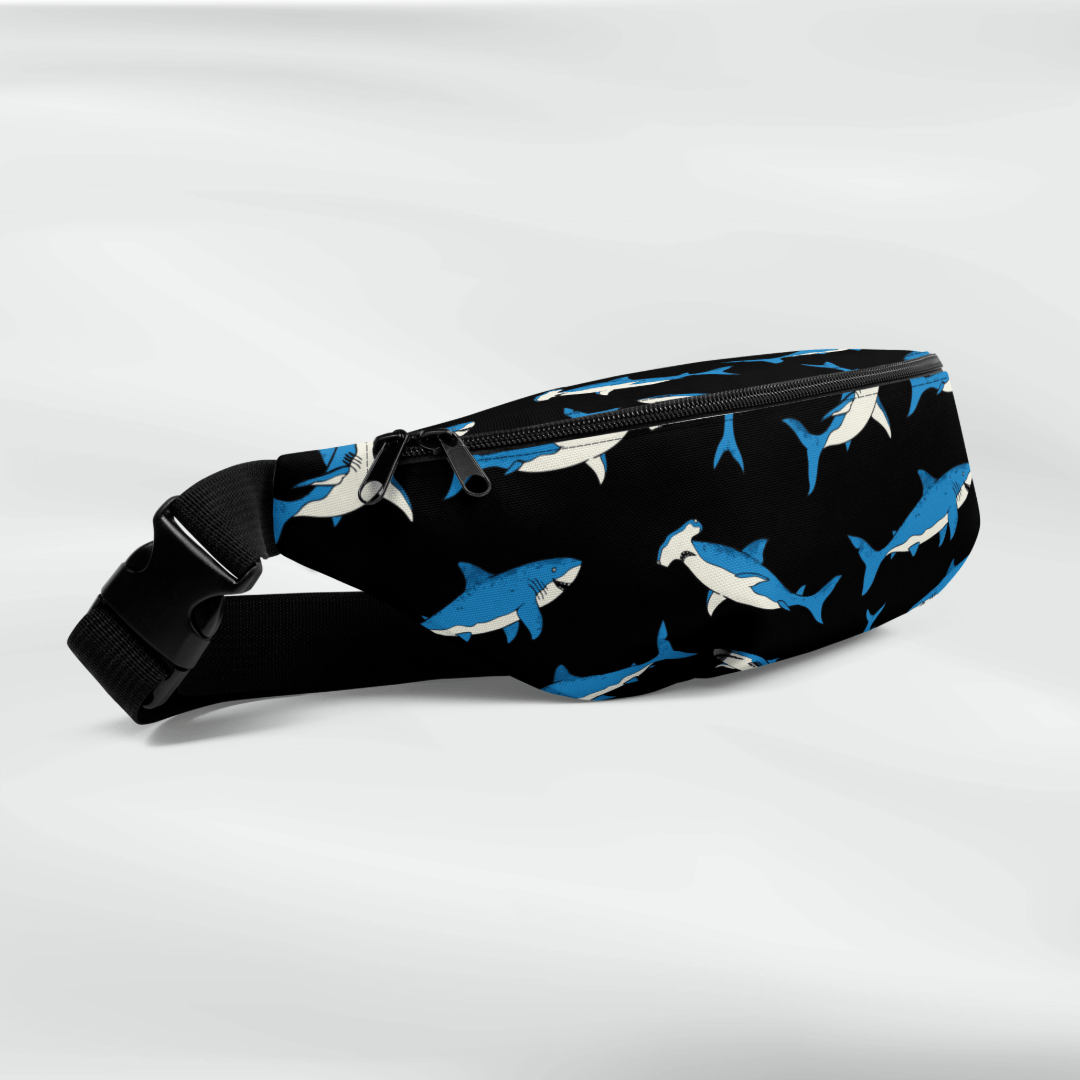 Shark Lovers Crossbody Fanny Packs - Position - STXGifts