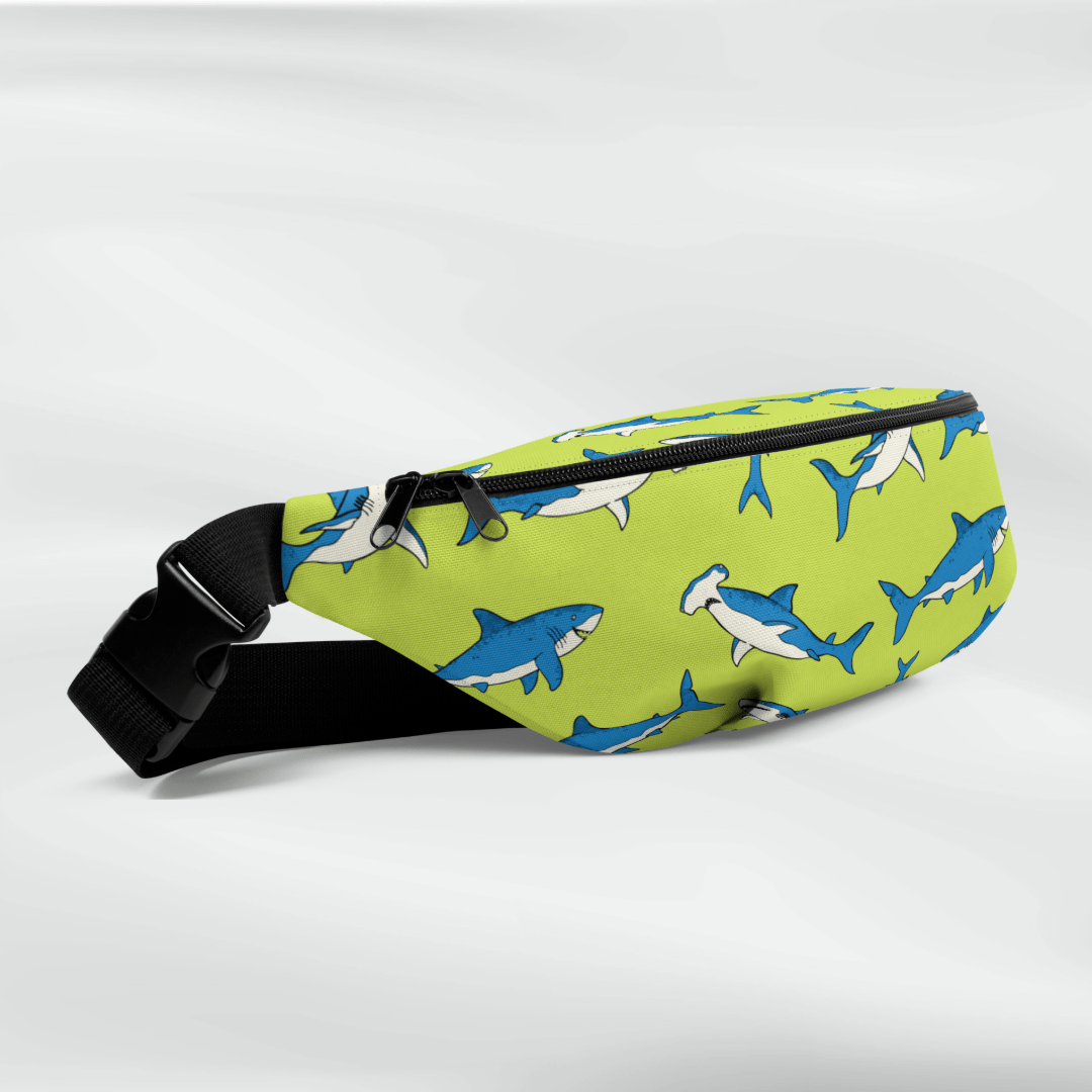 Shark Lovers Crossbody Fanny Packs - Position - STXGifts