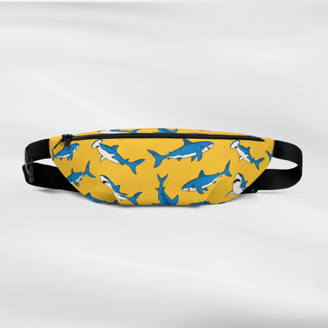 Shark Lovers Crossbody Fanny Packs - Position - STXGifts