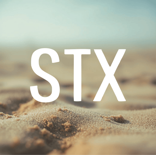 "STX" Vinyl Decal 4in. - Position - STXGifts