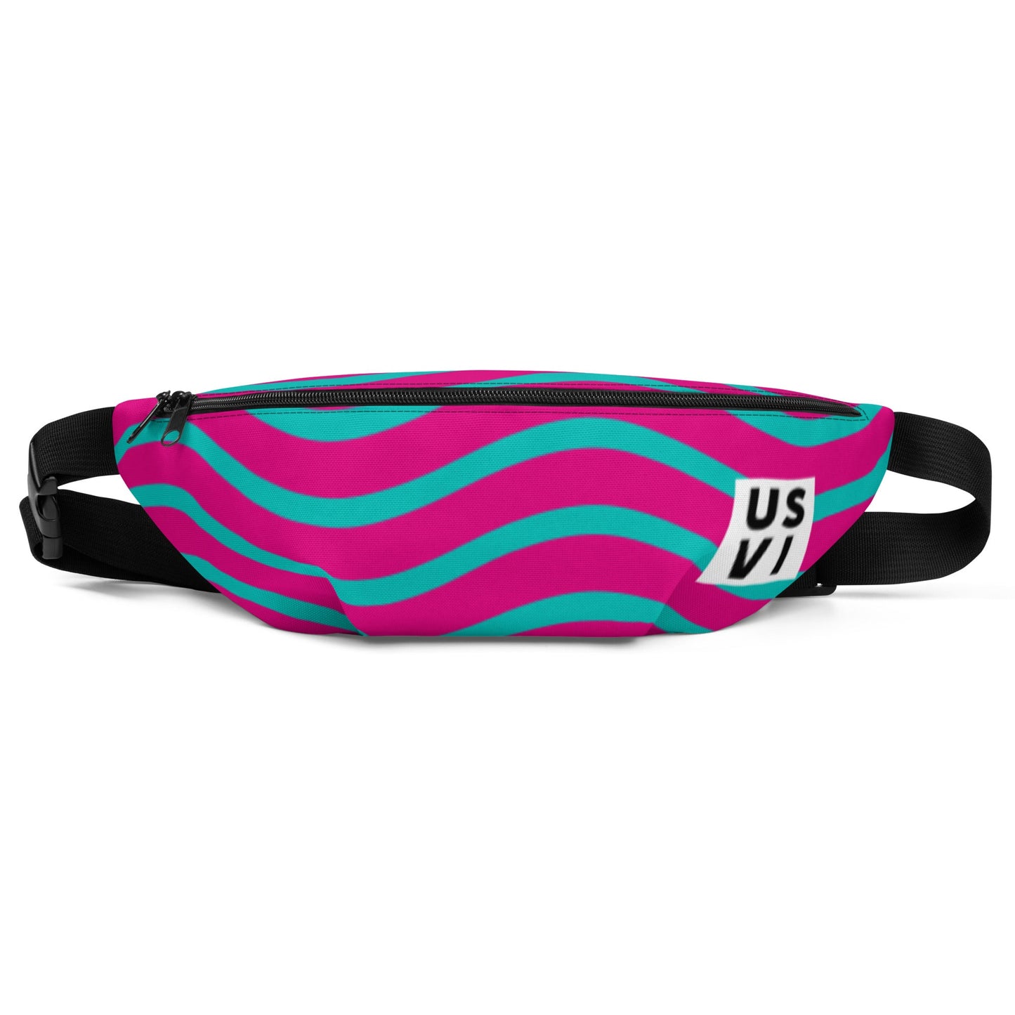 USVI Waves Crossbody Fanny Packs - Position - STXGifts