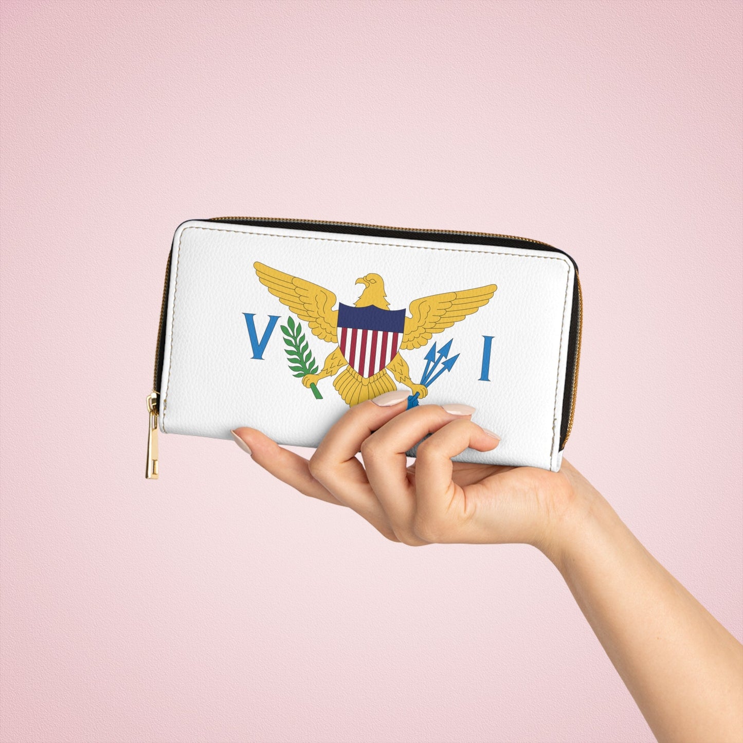 VI Flag Zipper Wallet - Position - STXGifts