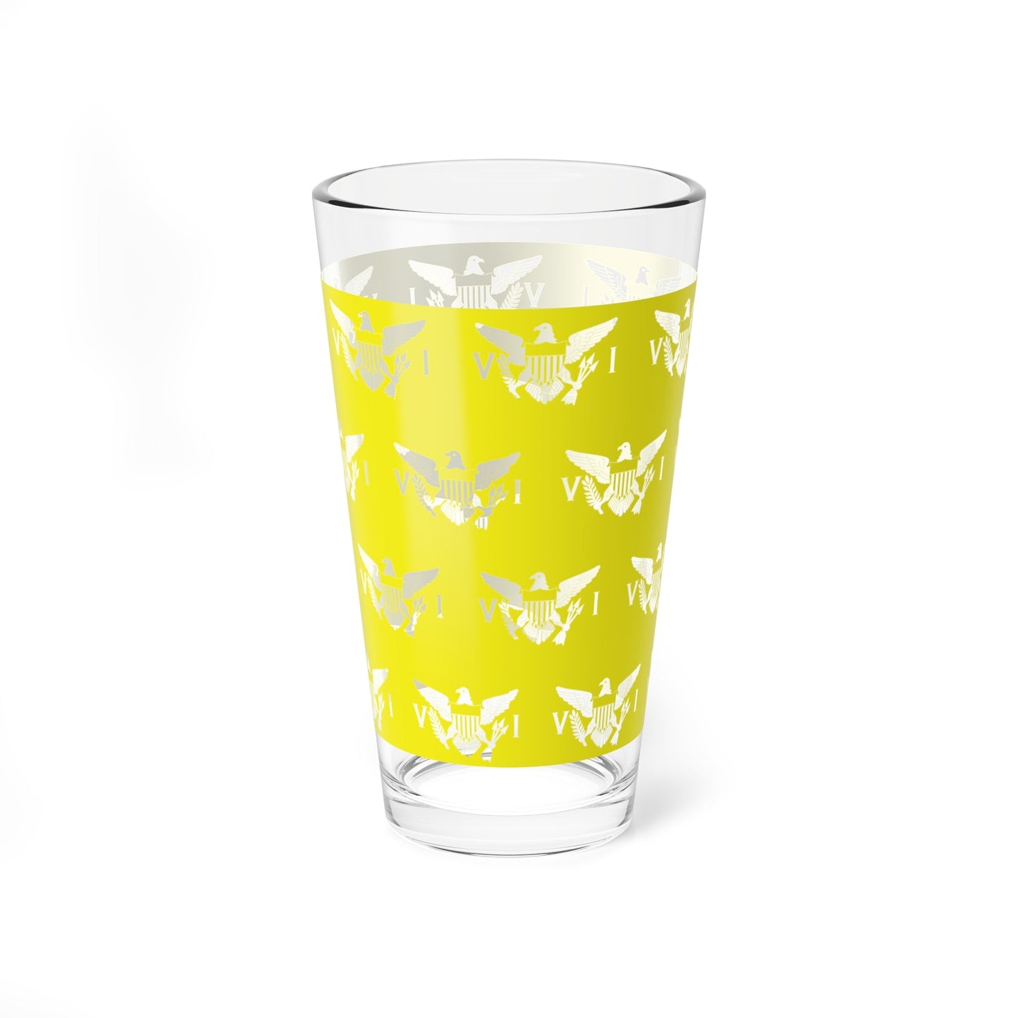 Yellow Virgin Islands 16 oz Glass - Position - STXGifts