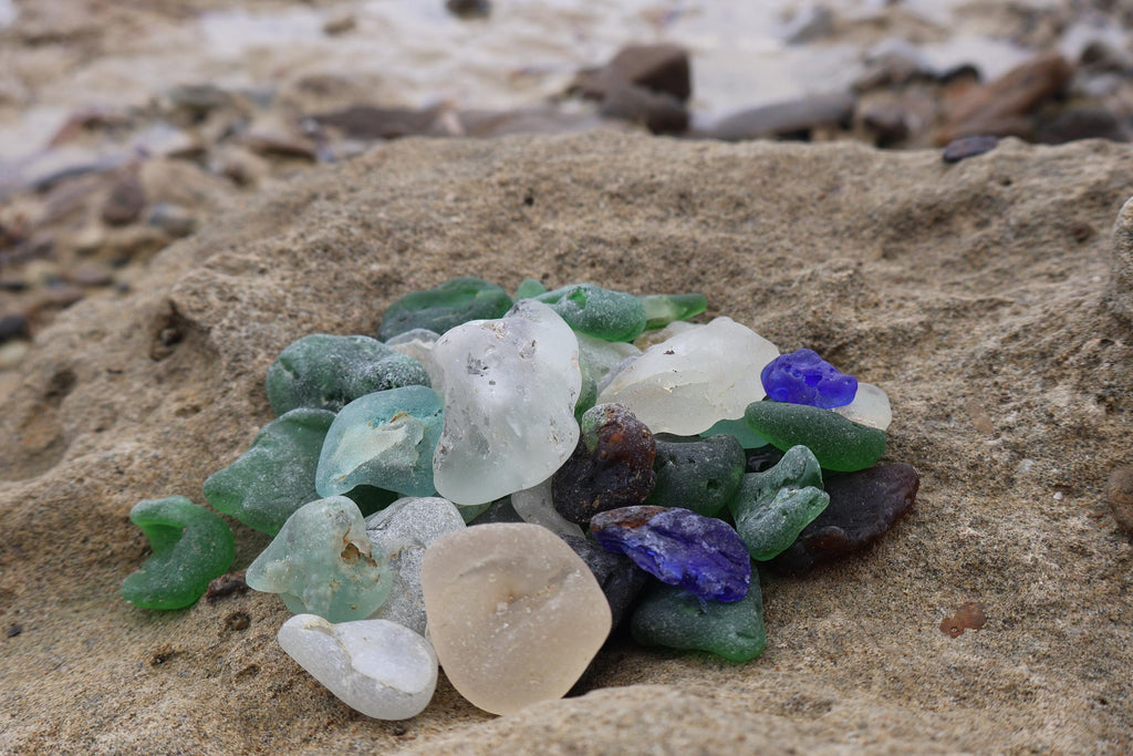 Genuine Bonfire Sea Glass Mix RARE – St. Croix Caribbean Beach Glass – Jewelry & Craft Supplies – 6 oz Bulk