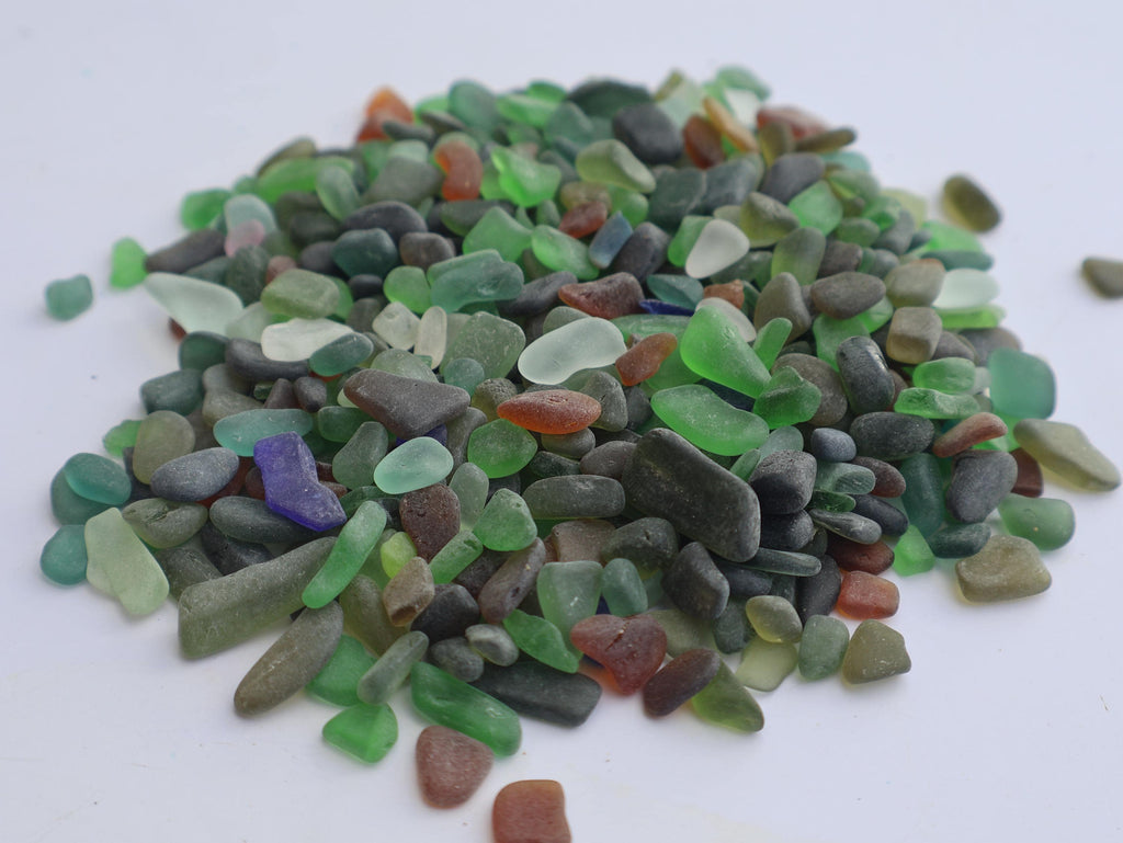 Genuine Sea Glass Tiny Mix – St. Croix Caribbean Beach Glass – Jewelry & Craft Supplies – 1 oz or 3 oz