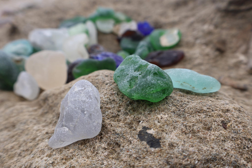 Genuine Bonfire Sea Glass Mix RARE – St. Croix Caribbean Beach Glass – Jewelry & Craft Supplies – 6 oz Bulk