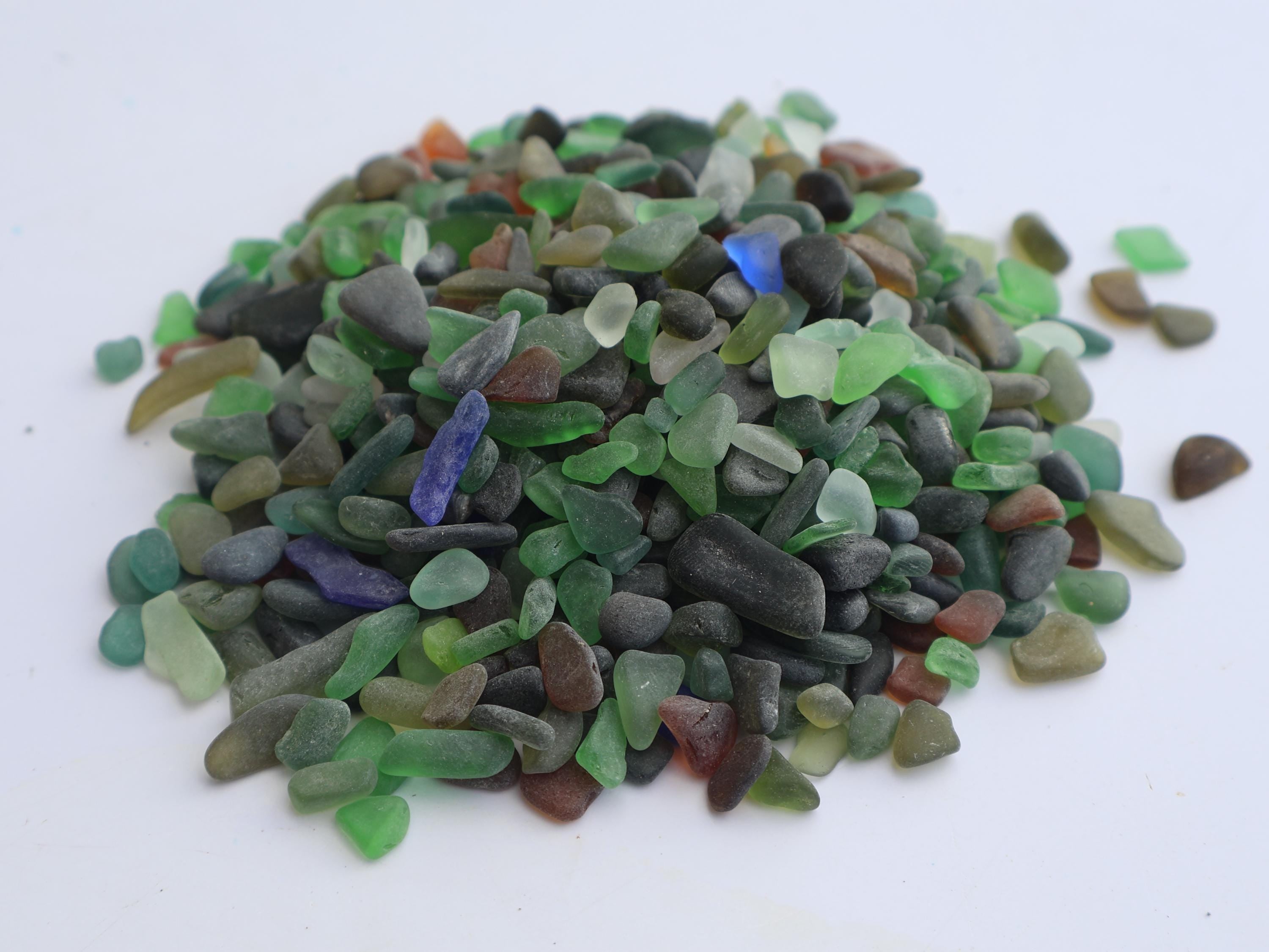 Genuine Sea Glass Tiny Mix – St. Croix Caribbean Beach Glass – Jewelry & Craft Supplies – 1 oz or 3 oz