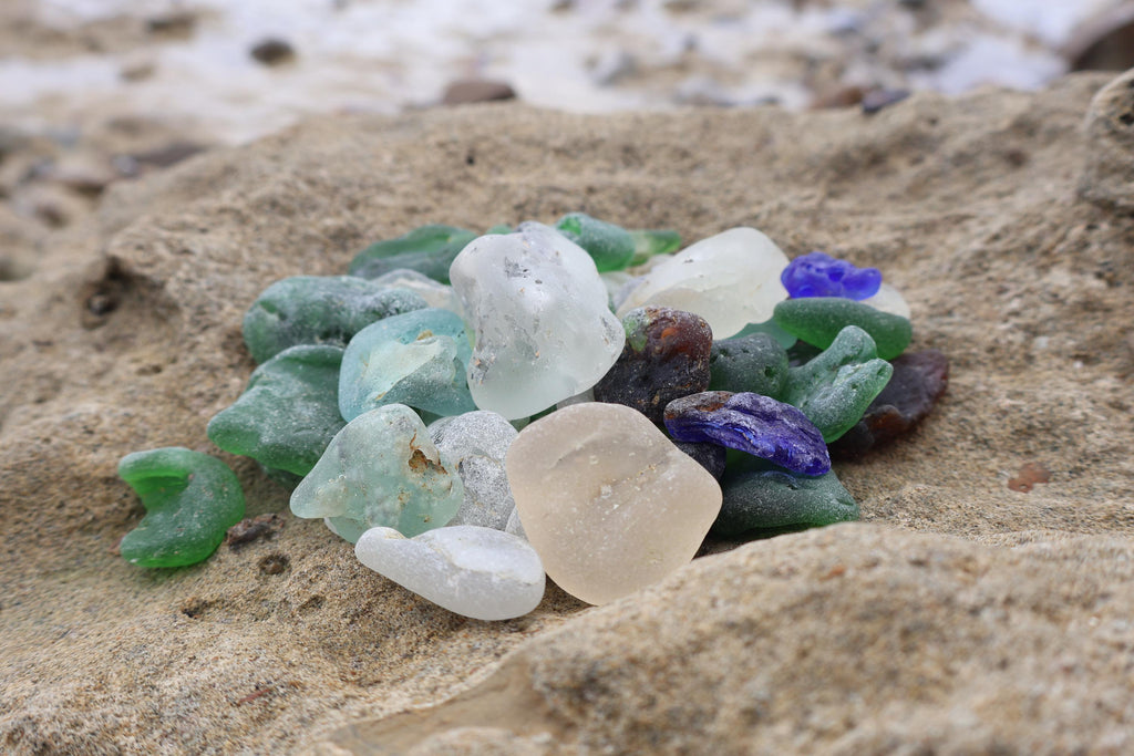 Genuine Bonfire Sea Glass Mix RARE – St. Croix Caribbean Beach Glass – Jewelry & Craft Supplies – 6 oz Bulk