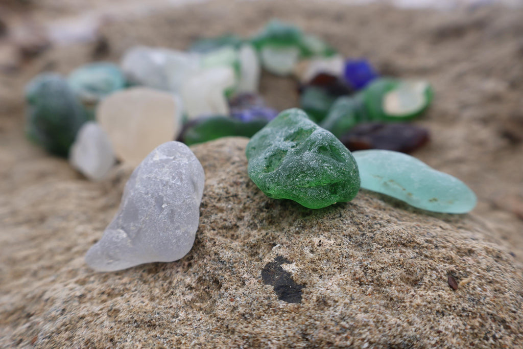 Genuine Bonfire Sea Glass Mix RARE – St. Croix Caribbean Beach Glass – Jewelry & Craft Supplies – 6 oz Bulk