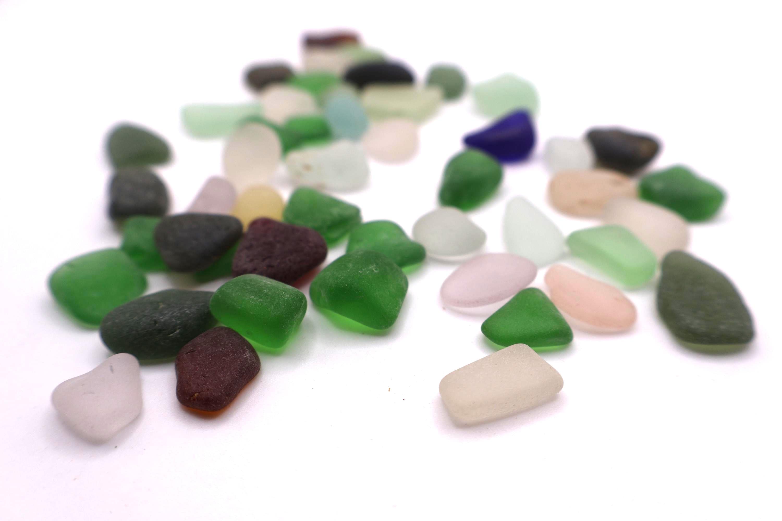 Genuine Sea Glass Charm Size – St. Croix Caribbean Beach Glass – Jewelry & Craft Supplies – Mixed Pieces (5, 25, 50)