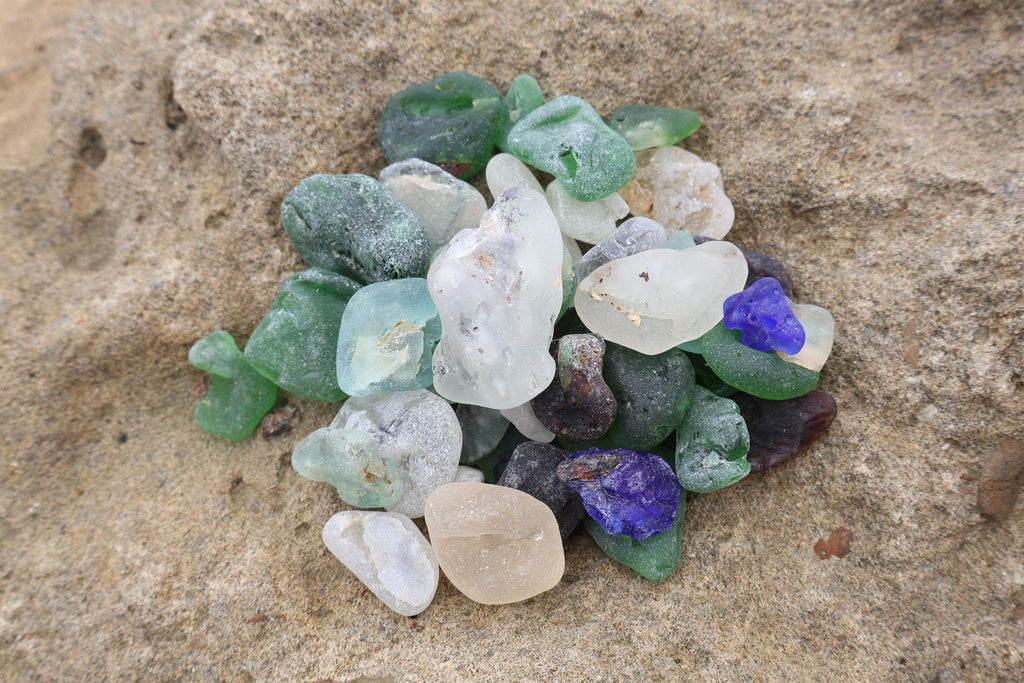 Genuine Bonfire Sea Glass Mix RARE – St. Croix Caribbean Beach Glass – Jewelry & Craft Supplies – 6 oz Bulk