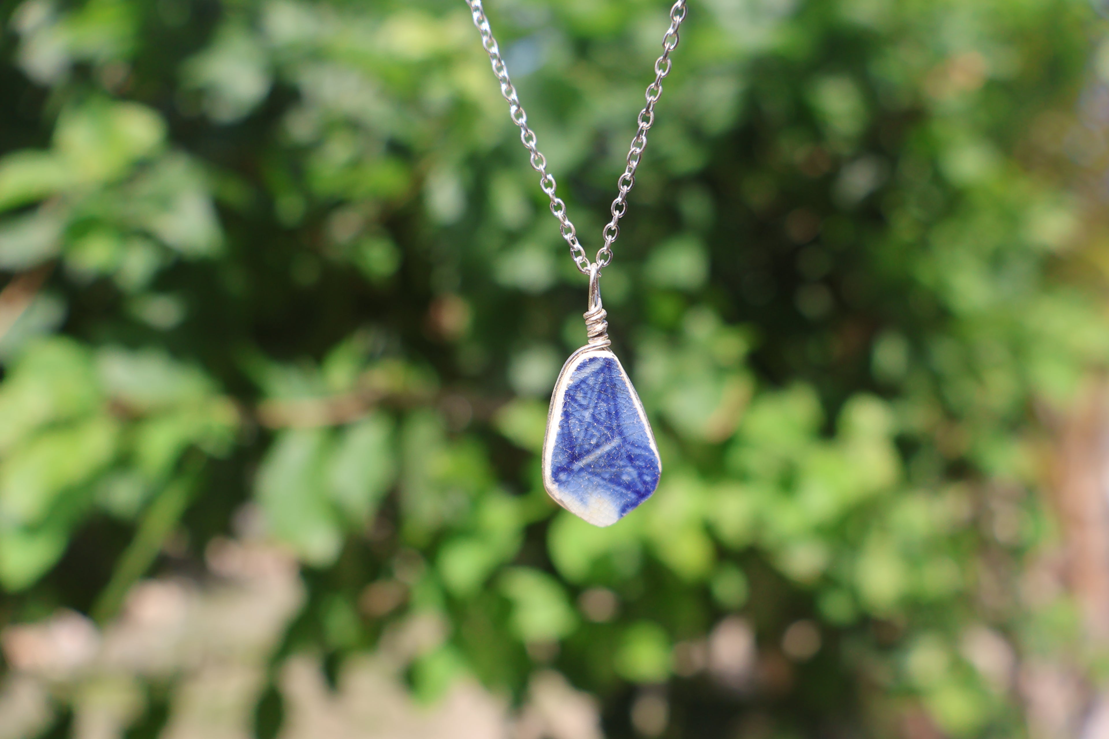 Small Blue Chaney Necklace