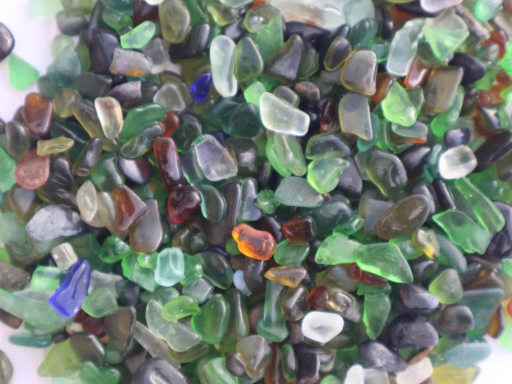 Genuine Sea Glass Tiny Mix – St. Croix Caribbean Beach Glass – Jewelry & Craft Supplies – 1 oz or 3 oz