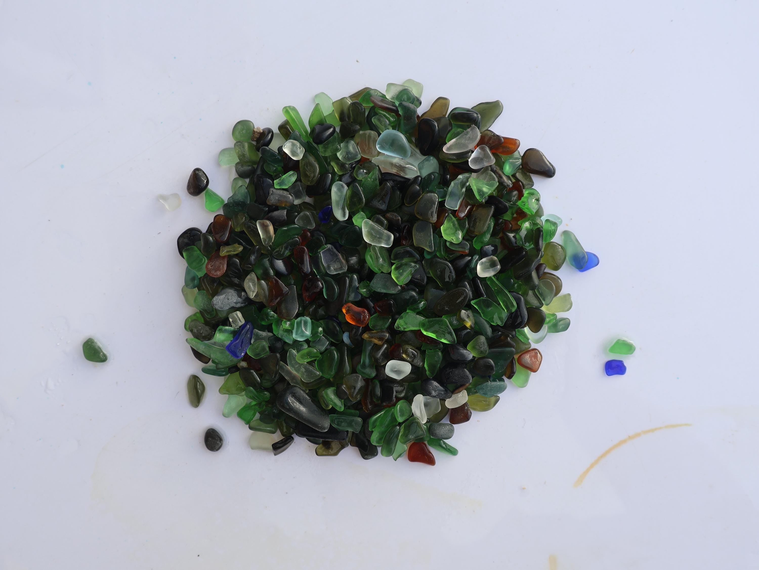 Genuine Sea Glass Tiny Mix – St. Croix Caribbean Beach Glass – Jewelry & Craft Supplies – 1 oz or 3 oz
