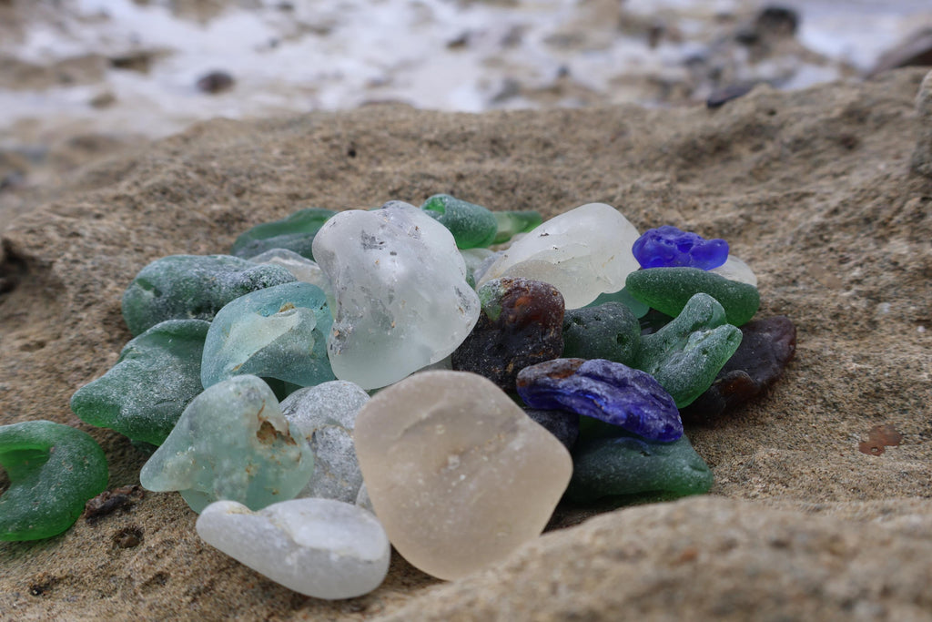 Genuine Bonfire Sea Glass Mix RARE – St. Croix Caribbean Beach Glass – Jewelry & Craft Supplies – 6 oz Bulk