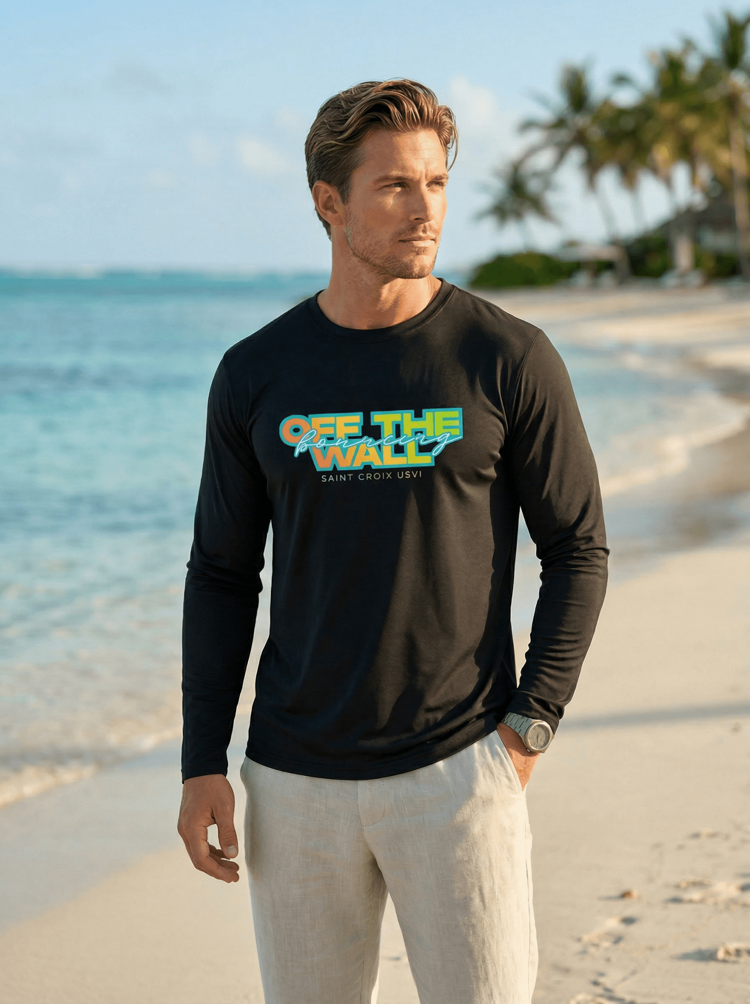 Bouncing Off The Wall Performance Long Sleeve Shirt - Position - STXGifts