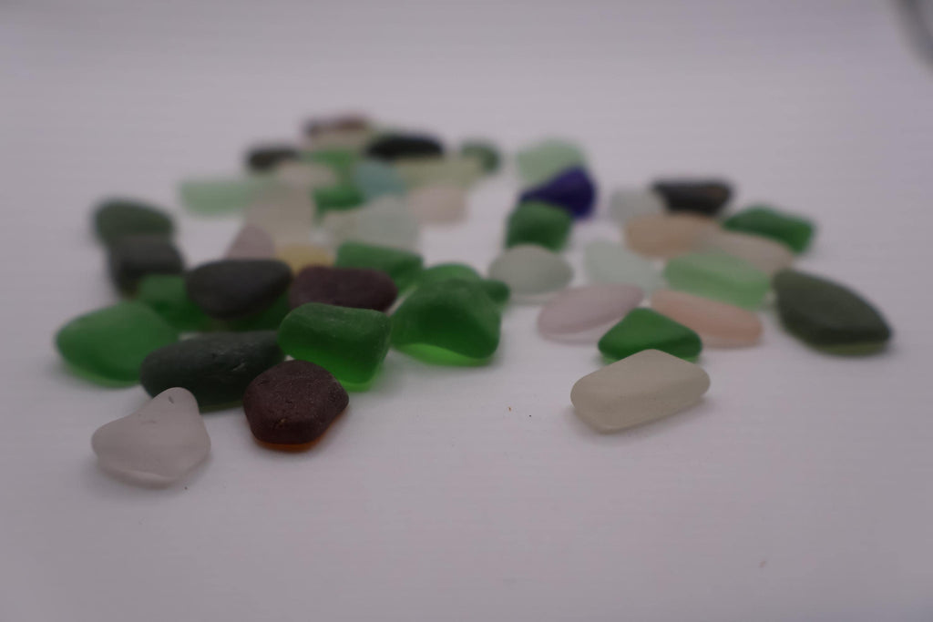 Genuine Sea Glass Charm Size – St. Croix Caribbean Beach Glass – Jewelry & Craft Supplies – Mixed Pieces (5, 25, 50)