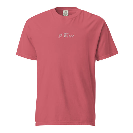 Embroidered St. Thomas T-shirt - Position - STXGifts