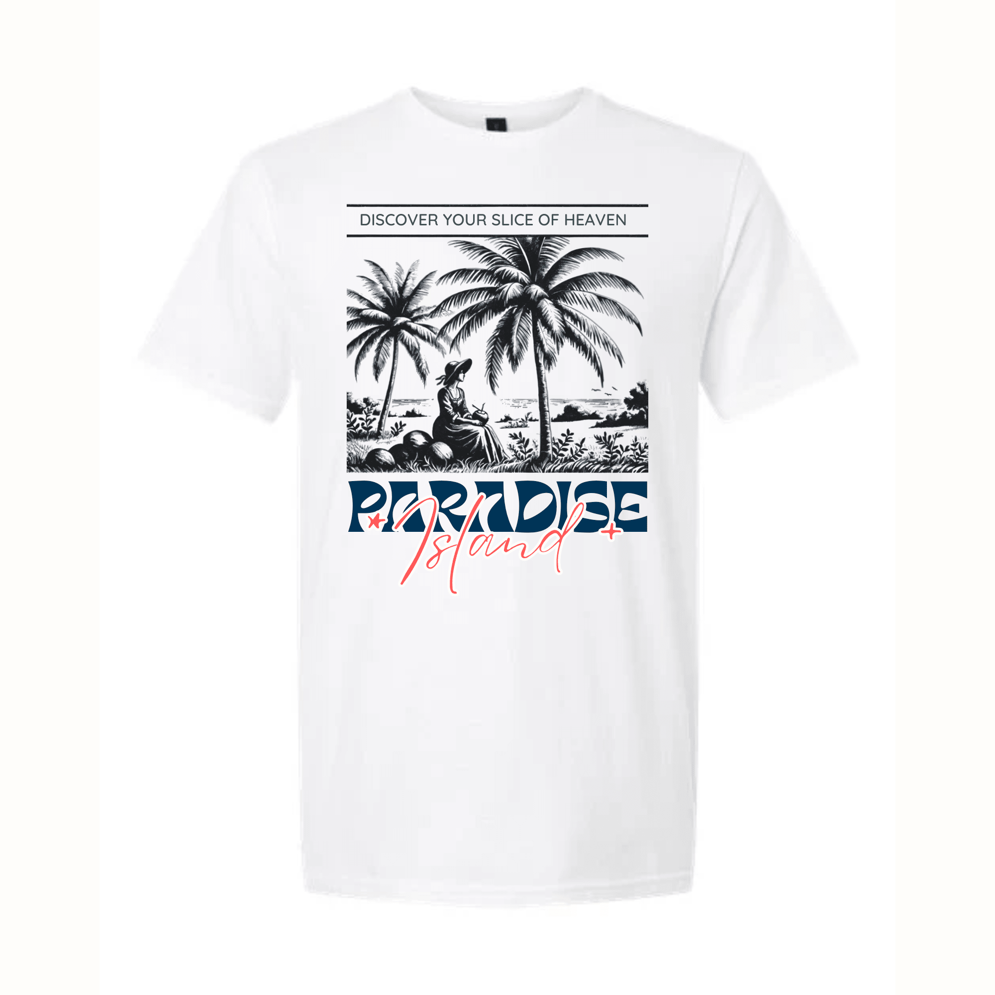Paradise Island Vintage Graphic Tee (White) - Position - STXGifts