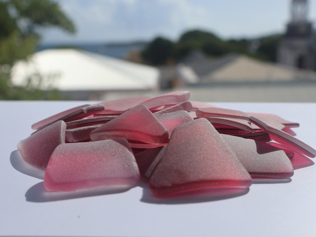 Pink Tumbled Matte Glass - 8 oz - Position - STXGifts