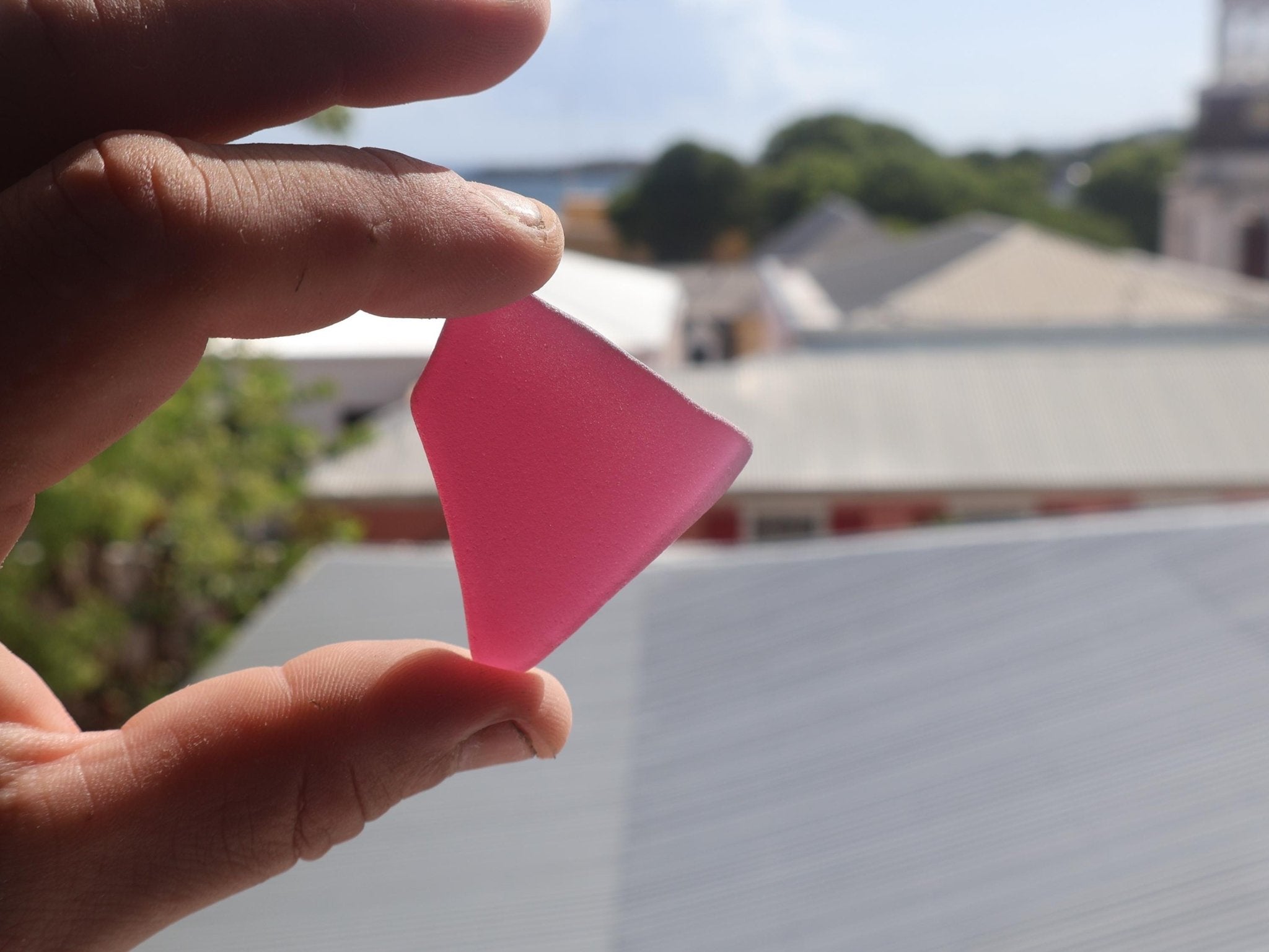 Pink Tumbled Matte Glass - 8 oz - Position - STXGifts