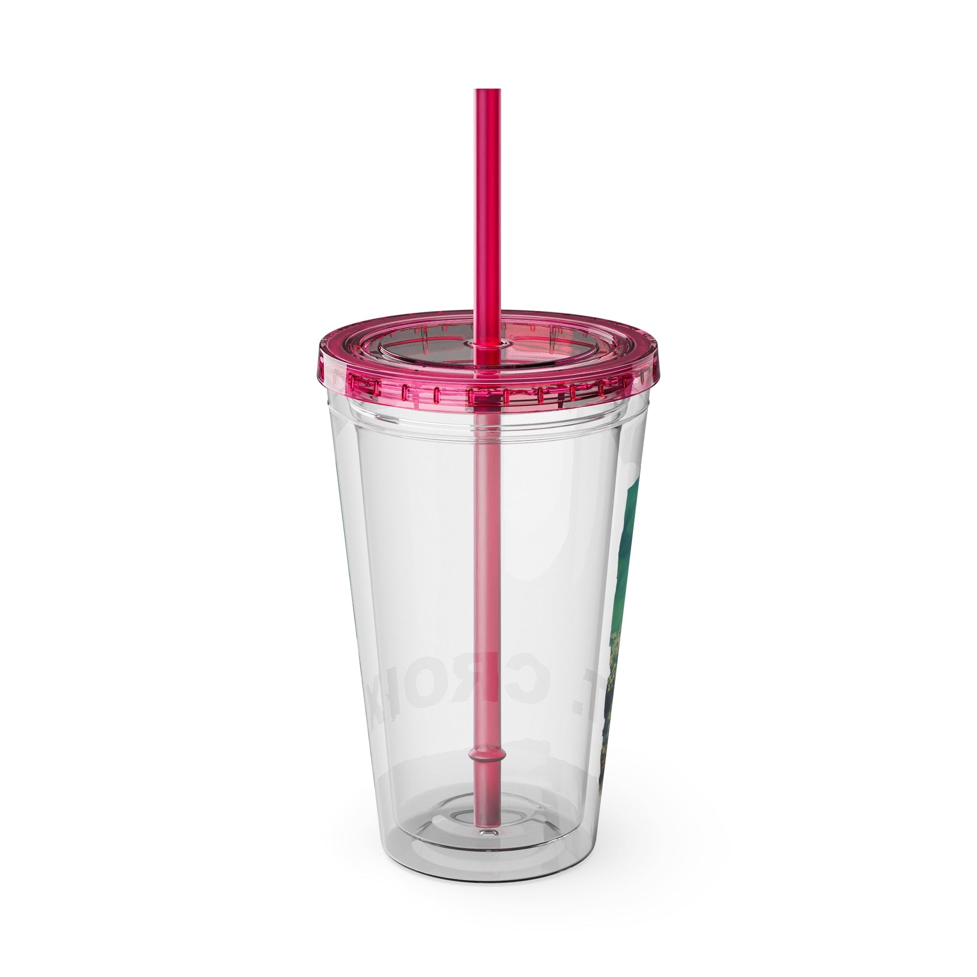 Sea Thru St. Croix Sea Turtle Tumbler - 16oz - Position - STXGifts