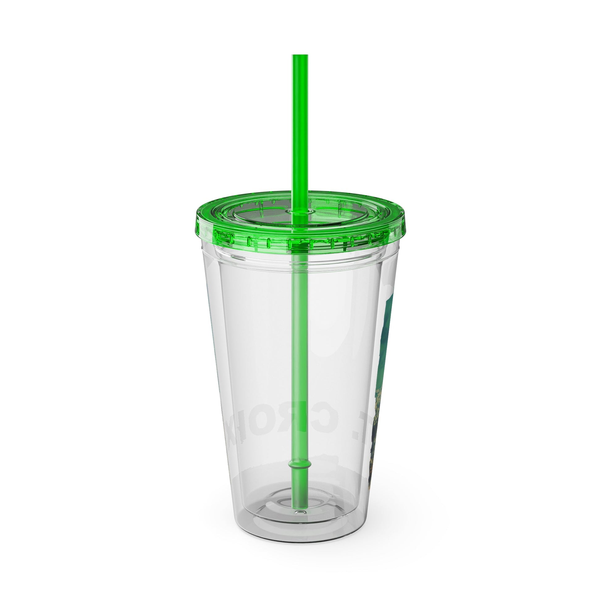 Sea Thru St. Croix Sea Turtle Tumbler - 16oz - Position - STXGifts