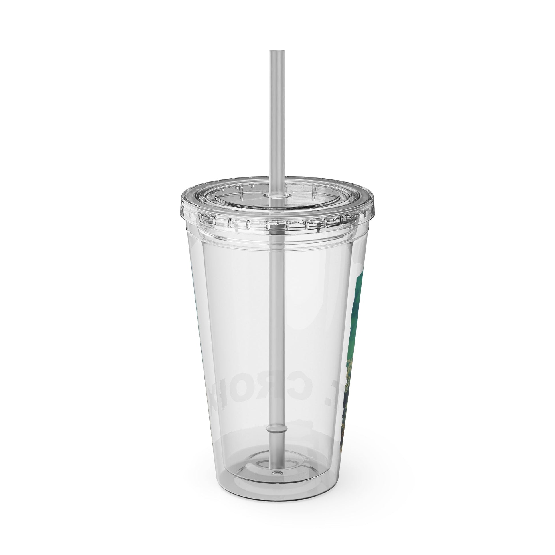 Sea Thru St. Croix Sea Turtle Tumbler - 16oz - Position - STXGifts