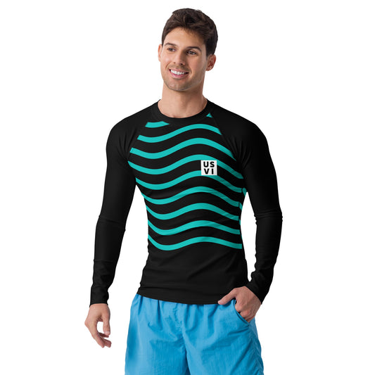 USVI Waves Men's Rash Guard - Position - STXGifts