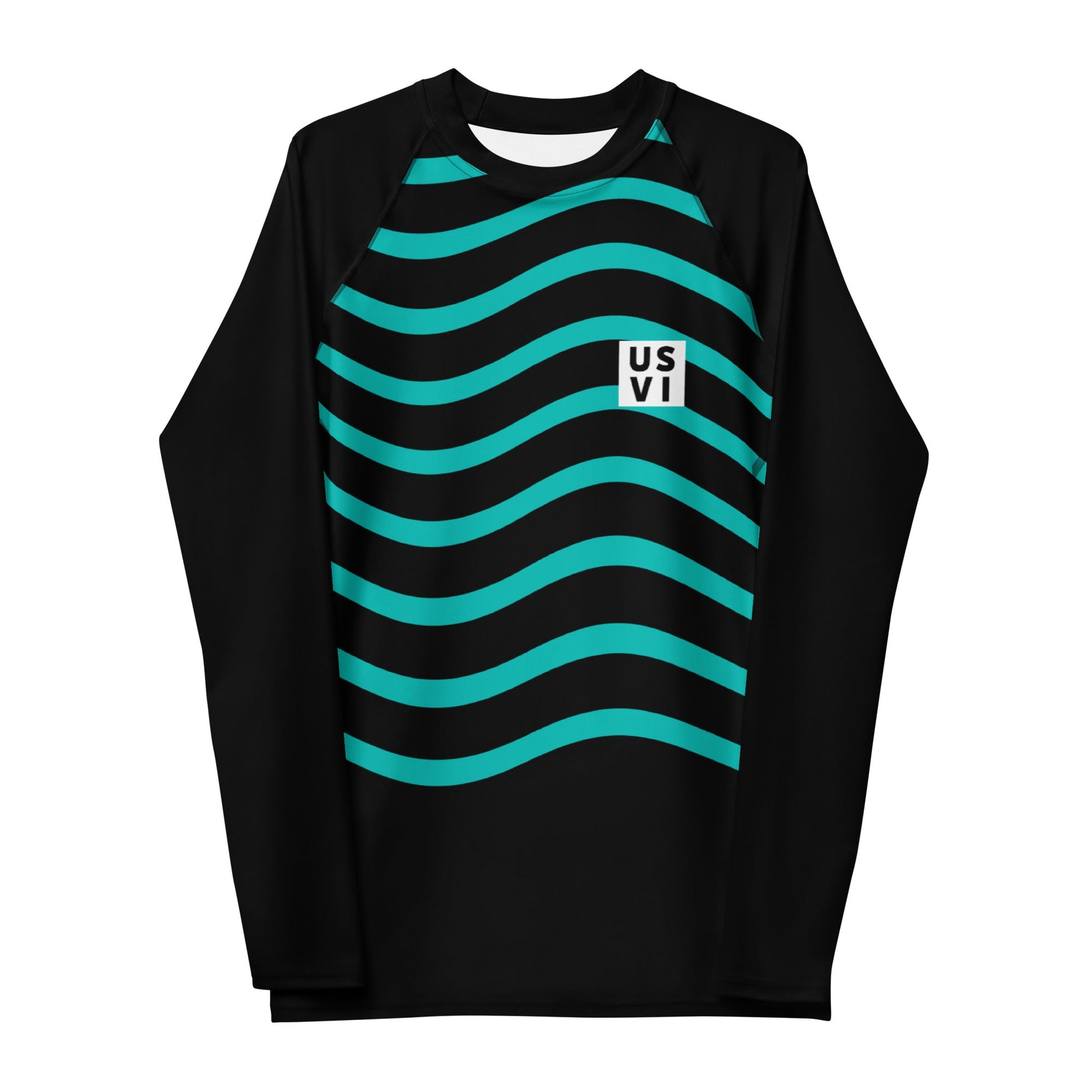 USVI Waves Men's Rash Guard - Position - STXGifts