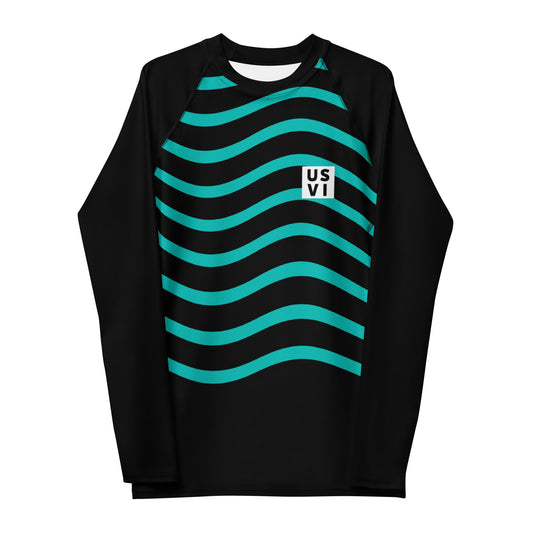 USVI Waves Men's Rash Guard - Position - STXGifts