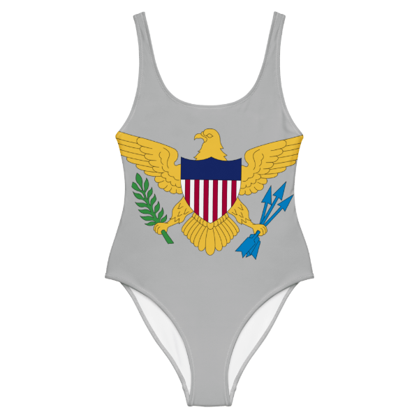 Virgin Islands Flag One-piece Swimsuit - trendy women's swimwear and beachwear clothing - Sugar Mill. STXGifts