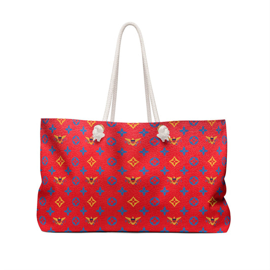 VI X LV mashup weekender bag - Position - STXGifts