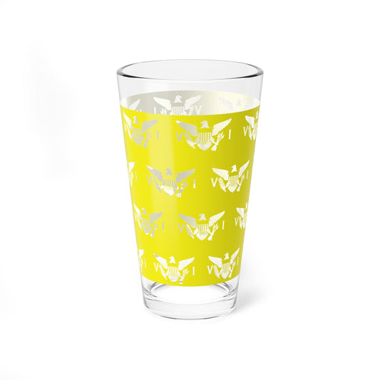 Yellow Virgin Islands 16 oz Glass - Position - STXGifts